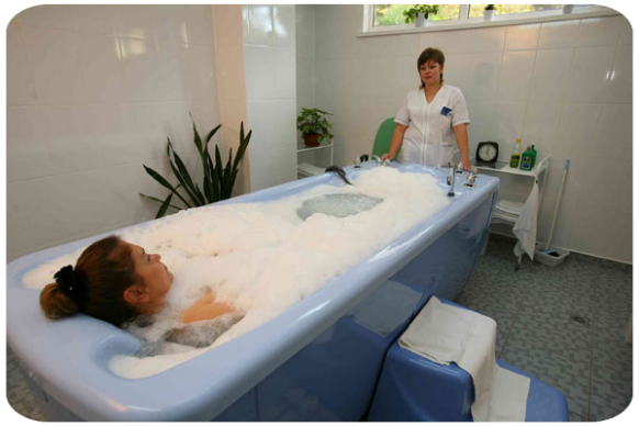 Лечение в пансионате Бургас - ванны